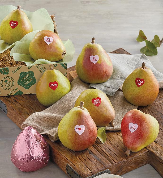 Valentine&#39;s Day Pears Gift Box
